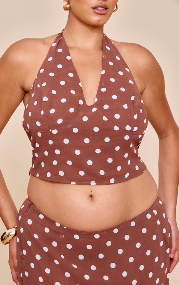 3b66b8e63b0b2a185ced045255e6abbc7306f7dd_CNM7201_4_plus_chocolate_polka_dot_halterneck_chiffon_top