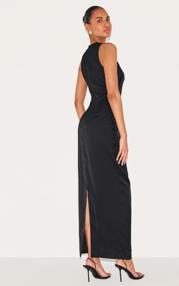 3beb0eb19a7aaeb3a10f5f5b90f027db7509ec2a_CNM0544_2_black_woven_racer_button_detail_midaxi_dress