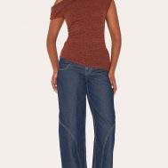 3c69568ed0b545230108f5d8b3833a2342ba5d18_CNL8988_3_brown_textured_ruched_asymmetric_longline_top