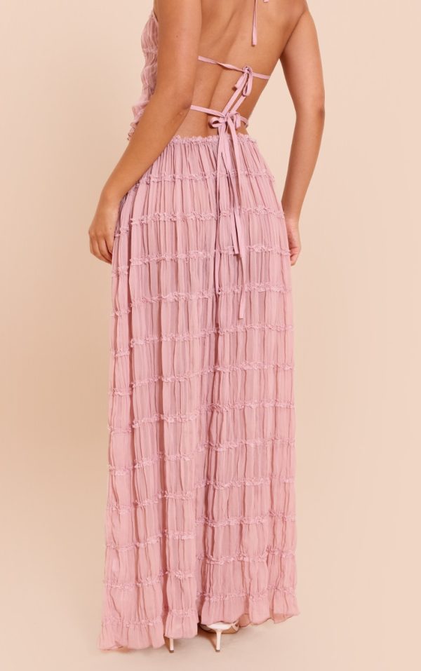 3d0efb9699449066b807b8bca13bedae43ad5afd_CNN1362_3_mauve_chiffon_ruched_frill_detail_tiered_maxi_skirt