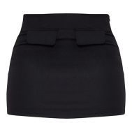 3d21480ae92aebe0ccd449e729930244626a0317_CNH3082_6_black_tailored_woven_pocket_detail_low_rise_micro_mini_skirt
