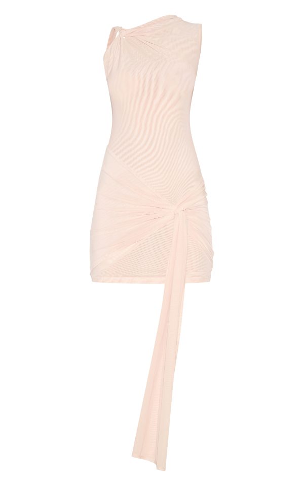 3e40ad4869ea87f0f6c7c250a5e2dade0acd4b80_CNM7578_5_cream_double_layer_mesh_twist_detail_mini_dress