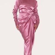3e4af1d57dbe2542a41b26c05f08b2757c8dbc32_CNM0378_1_plus_deep_rose_high_neck_ruching_detail_satin_midi_dress