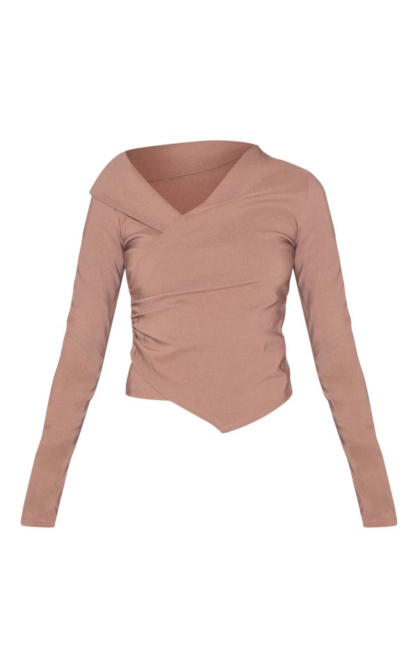 3e6377ccfac585411353ea8e41644d9c3c69908d_CNM2903_5_mushroom_bengaline_asymmetric_ruched_long_top-1