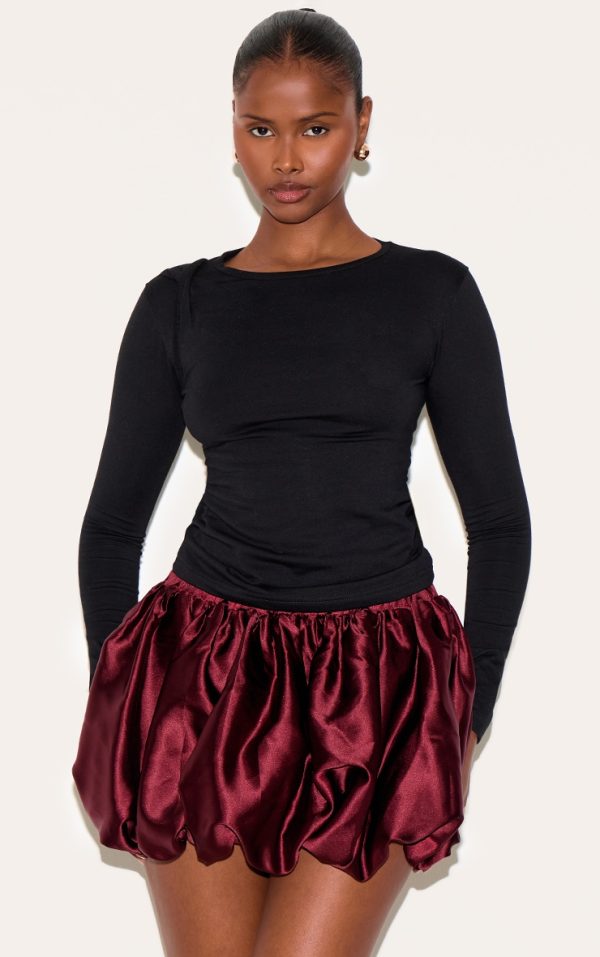 3ebba61067a7a1a57447111320379364e6e55d57_CNL9348_4_wine_satin_elasticated_waistband_mini_puffball_skirt