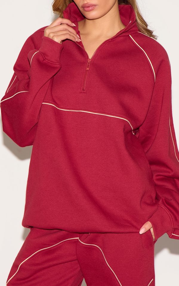 3fa16c0471be6d67c57df1e19b178b0dfc50d9dd_CNM4813_4_red_oversized_contrast_piping_straight_leg_joggers