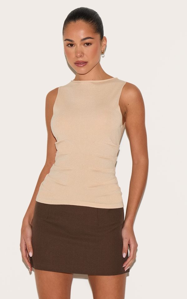 3ff007d5fe79c65a6080b747974224d92dc3212b_CNL7684_1_light_beige_fine_knit_high_neck_sleeveless_top
