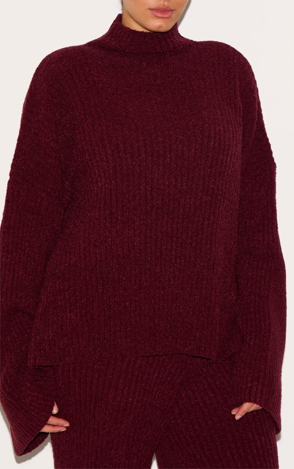 4029a5a65e04ec38c77836a76c897b53dd25b25a_CNM3925_4_plus_burgundy_rib_boucle_knit_oversized_jumper
