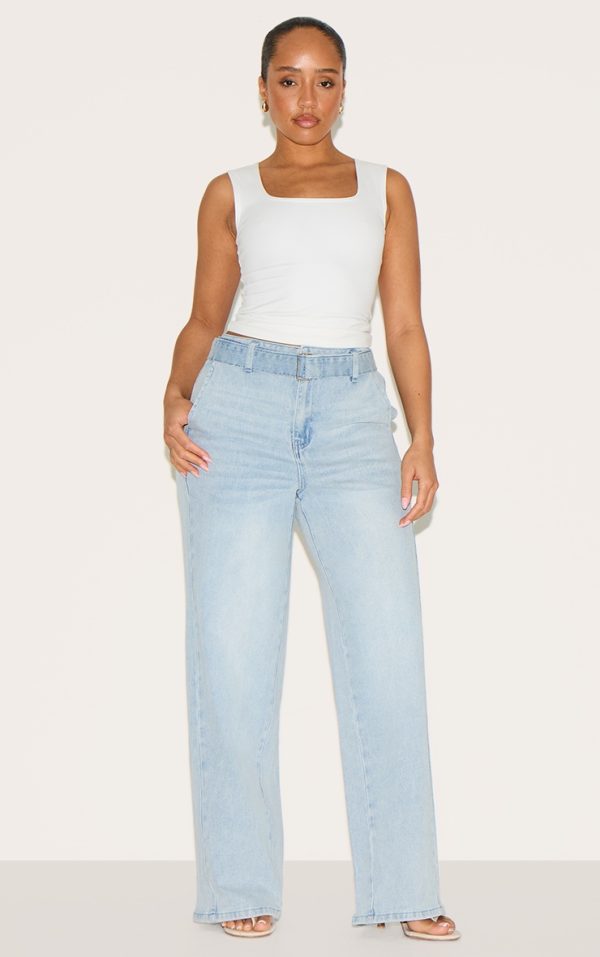 405ccd770a90c96733f0aec986fb1cf4443389c4_CNM1002_1_shape_light_blue_stretch_denim_highwaisted_belted_wide_leg_jeans