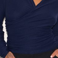 40f679ccffc6ffc341a61d745b69ee0a130ef9c7_CNM2637_4_plus_navy_soft_touch_ruched_long_sleeve_longline_top