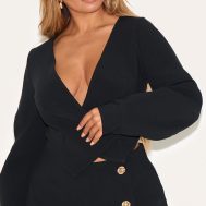 419c199738d76524df372c3fb41d174a4c76ec45_CNM8302_5_shape_black_linen_look_asymmetrical_hammered_button_skort
