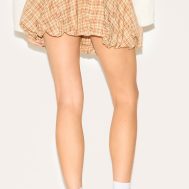 42151bdc27d6df6cd418a502c46973e763fd3af4_CNL7560_3_brown_cotton_check_print_puffball_skirt