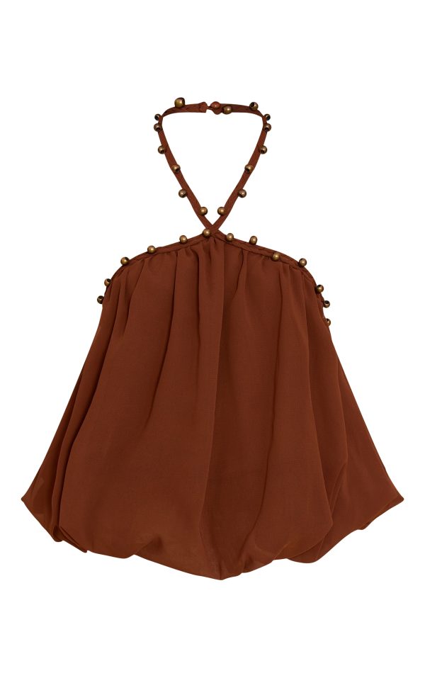 42443fc4af6b4ab011ed99d1d2d10ee2a6b25fbf_CNM6216_5_brown_chiffon_plait_bubble_hem_top