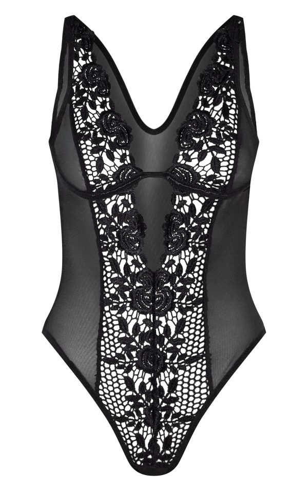 436ecf5a3c47c84201973238fe5a2038cc5321a4_CNG8634_5_black_mesh_deep_plunge_crochet_lace_bodysuit