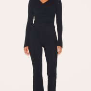 43f47c2f2f7a655414541d67737107b5038174d1_CNM1160_1_tall_black_contour_sculpt_seam_detail_flare_leggings