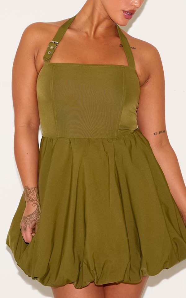 44db47eec39c86d46826986cfa135dc160ccf3b7_CNK0123_4_plus_khaki_buckle_detail_halterneck_puffball_mini_dress