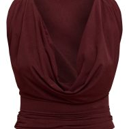 4511a8eae49004bf7fe4240f7c27fce5b3b5f455_CNN0202_5_chocolate_stretch_chiffon_cowl_neck_long_top