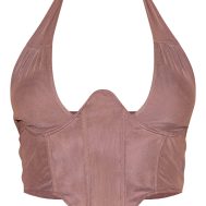 451cbf1201db097bd6f31d8d83510b3dd58030e7_CNK5481_5_shape_brown_double_layered_mesh_tie_neck_corset_top