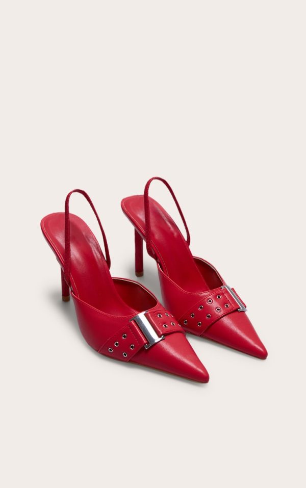 456018a9ded517ccbb97eff1b53bb42cb6ff843d_CNJ0363_2_red_pu_point_toe_buckle_detail_mid_heeled_courts