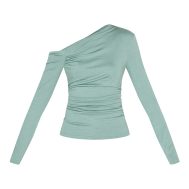 45a1fea4b7cc02936eca953e393db405b9ba3815_CNM3780_5_olive_soft_cotton_asymmetric_ruched_long_sleeve_top-1