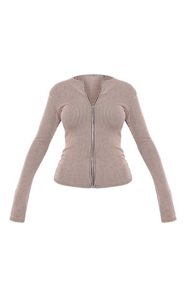 45d801fb0da9d83d501a7fd65887bc24bf803079_CNH3128_5_mocha_two_tone_rib_longline_zip_up_top