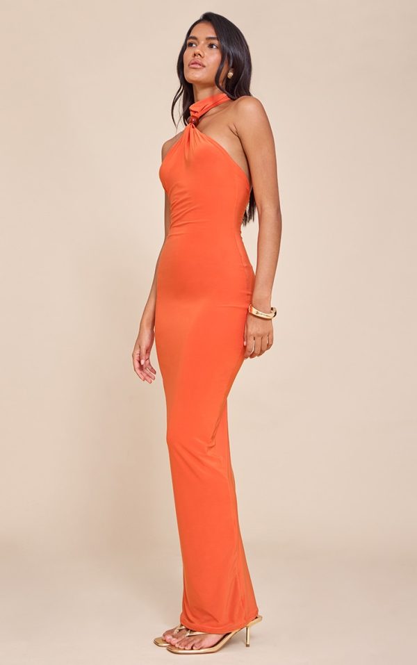 46375dd4ff851be5a50b49e80991bd2a32ddd867_CNM5910_3_burnt_orange_slinky_bead_detail_halter_maxi_dress
