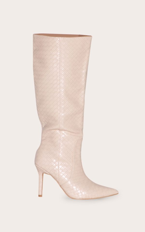 4637b3484c5ac4b78aca1111ef14b0d5a8da53ce_CMZ7727_1_oatmeal_pu_point_toe_basket_weave_knee_high_boots