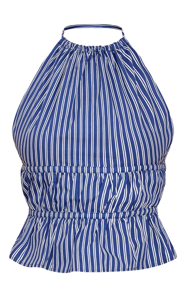 4696d158d42447155945ab38fdb057785f98bb94_CNM1765_5_indigo_stripe_woven_ruched_backless_halterneck_long_top
