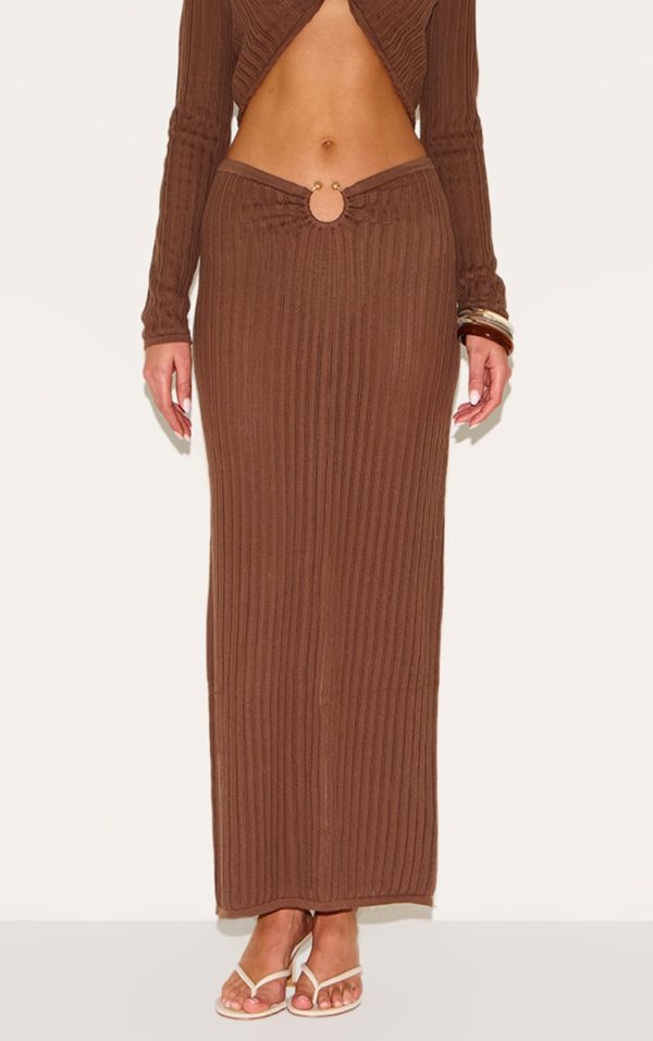 46de727388170bf4e75613781f5451239b6f46aa_CNM1167_2_mocha_pointelle_knit_trim_split_maxi_skirt