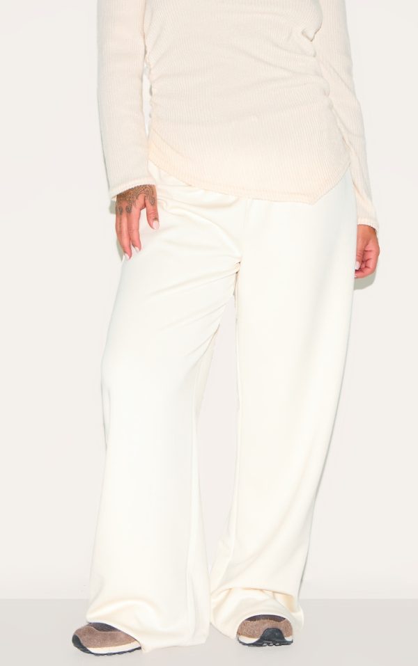4758b112198228a687027a37c0d08c79916249e5_CNM0278_2_plus_cream_premium_soft_touch_low_rise_drawstring_waist_straight_leg_trousers