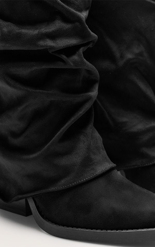 482ff7fa560b814aa968519c4faff68ba970c7a4_CNL6666_4_black_faux_suede_point_toe_fold_over_block_heel_knee_high_boots
