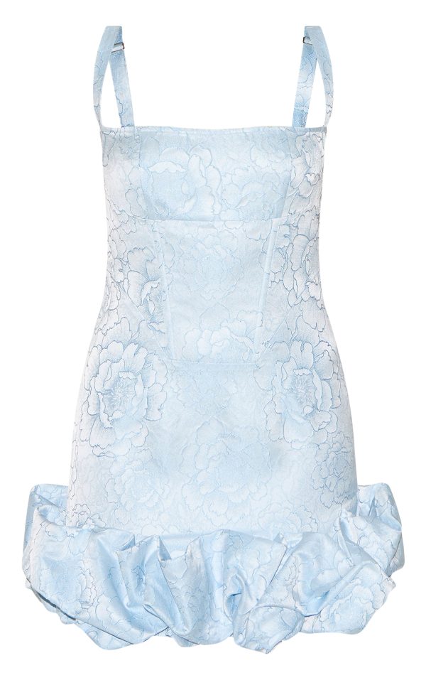 483eae6e1828dd6cc9326fda26658a2a8f407211_CNM0120_5_baby_blue_jacquard_puff_ball_hem_mini_dress
