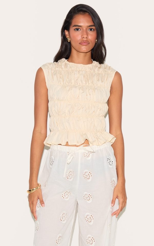 48c0a05815c0cf053291d7eef3663d9ecbc030ae_CNL9789_1_almond_shirred_boatneck_fitted_top-1