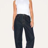 48e2cb8b20bd7f1821811e094846465d045e18d2_CNM0385_1_petite_dark_indigo_high_waist_mom_jeans