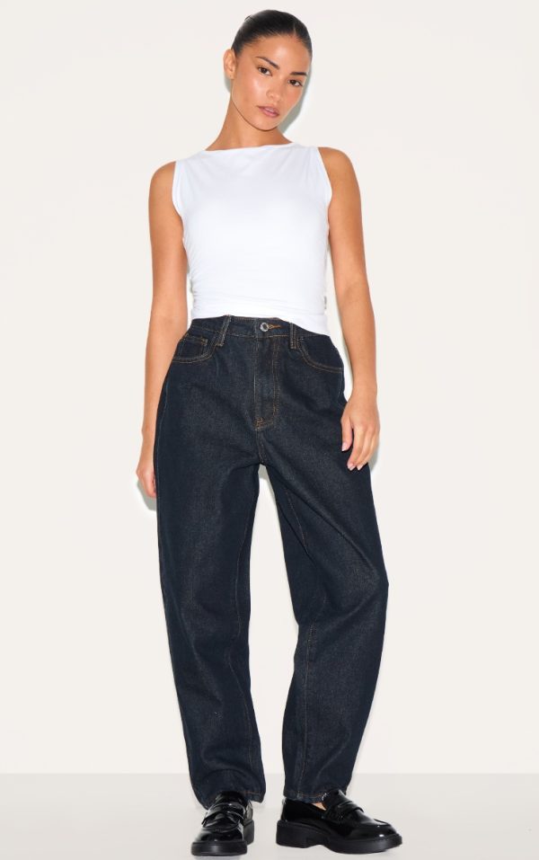 48e2cb8b20bd7f1821811e094846465d045e18d2_CNM0385_1_petite_dark_indigo_high_waist_mom_jeans