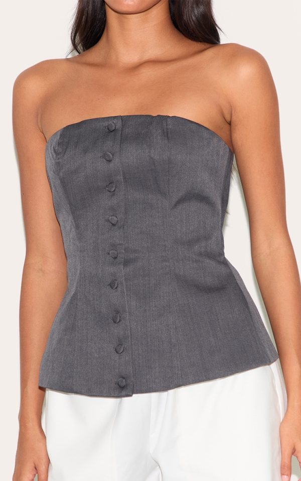 48e8a6edf3ddfb43623efb74ba5b81cc413357ff_CNM1660_4_charcoal_woven_structured_bandeau_waistcoat-1