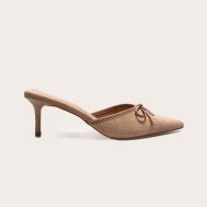 48fcab8941eb948fc7f16e4b36fc5fc8e6ee25b5_CNL0887_1_beige_faux_suede_point_toe_bow_detail_mid_heeled_court_mules