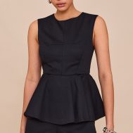 491e585951aef90323a0abc774e91b880ef047a0_CNM7286_1_black_cotton_peplum_skort_playsuit