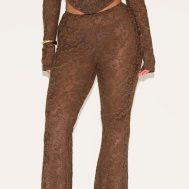496e83279bbf94ec88f2c3cbea79a9ad7a2775db_CNM6453_2_shape_chocolate_textured_lace_highwaisted_flare_trousers