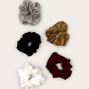 PRETTYLITTLETHING Multi Tonal Oversized Multipack Scrunchies