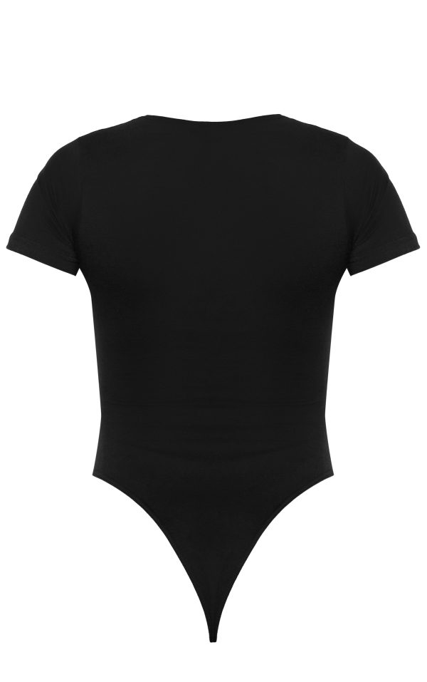 49afea1b09119cee6617bffda0ba93644d6062d1_CNF2362_6_prettylittlething_black_logo_short_sleeved_bodysuit