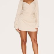 4a5b973f44d286b9412ca0b201468a6ed4fde5c9_CNM1370_3_shape_pebble_woven_tailored_square_neck_ruched_side_flippy_mini_dress