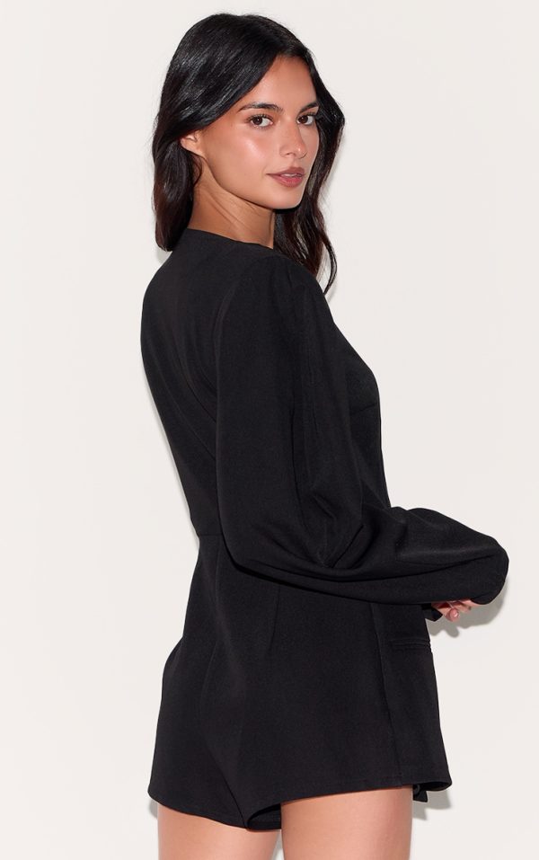 4a70239427064b53c8c4c2ba26d39235273f76d9_CNM0458_2_black_cross_front_cocoon_sleeve_tailored_playsuit