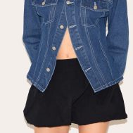 4ab3d23925364c0c2cfa3245533ab8ee7ed6d770_CNJ0102_5_black_stretch_woven_micro_mini_puffball_skirt