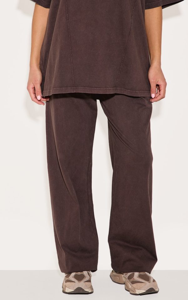 4b74f029463d6c362fdb2801179ea9a8d16216e8_CNM2921_2_dark_brown_cotton_straight_leg_mid_rise_drawstring_trouser