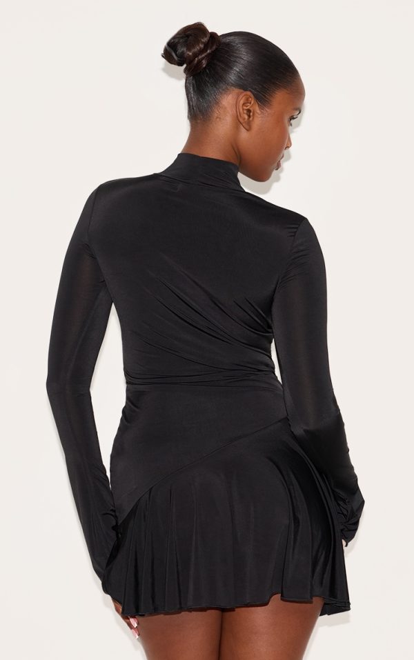 4bcdecde5795e78a479362d92787719afc12349d_CNM2977_2_black_slinky_long_sleeve_asymmetric_hem_shift_dress