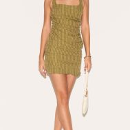 4c254a931854cbd6e992024781aa69711c7705dd_CNM4531_1_tall_moss_green_check_ruched_mini_skirt