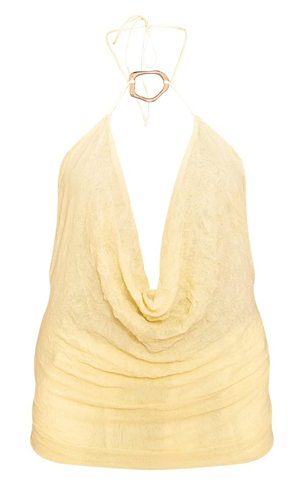 4c2bc724172ecd2742ab094ddcf3c5bd26ce24cb_CNM8028_5_butter_yellow_double_layer_crinkle_mesh_trim_cowl_neck_long_top