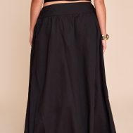 4c7a3aca7e592180d8c2438d4362310277ccdd98_CNM4116_3_plus_black_cotton_ruched_waist_maxi_skirt
