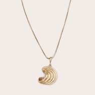 4d19eb6422918352ec3ea76bf9dc2fb0860b5602_CNM1704_1_gold_ribbed_curved_pendant_necklace